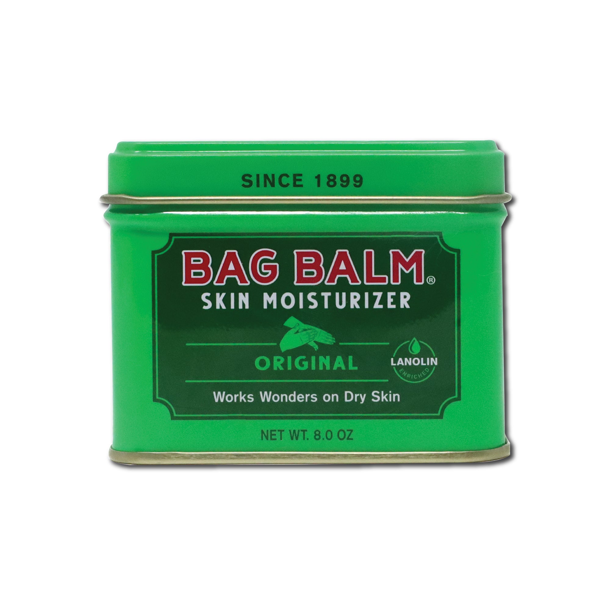 New design of the green Bag Balm Tin