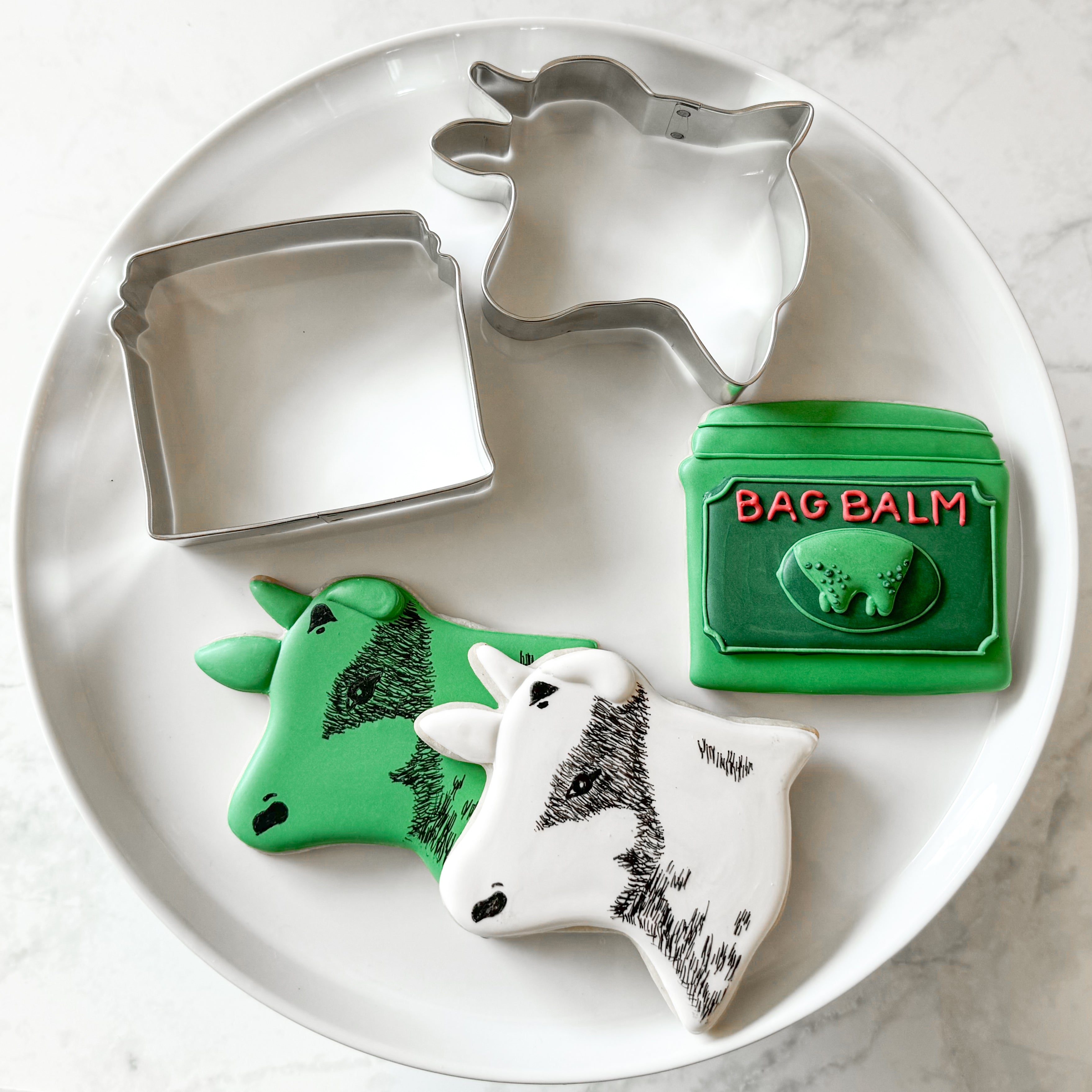 Bag Balm shaped cookie cutters