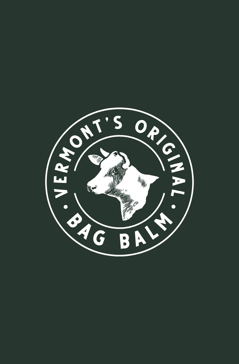 a cow + crest design.