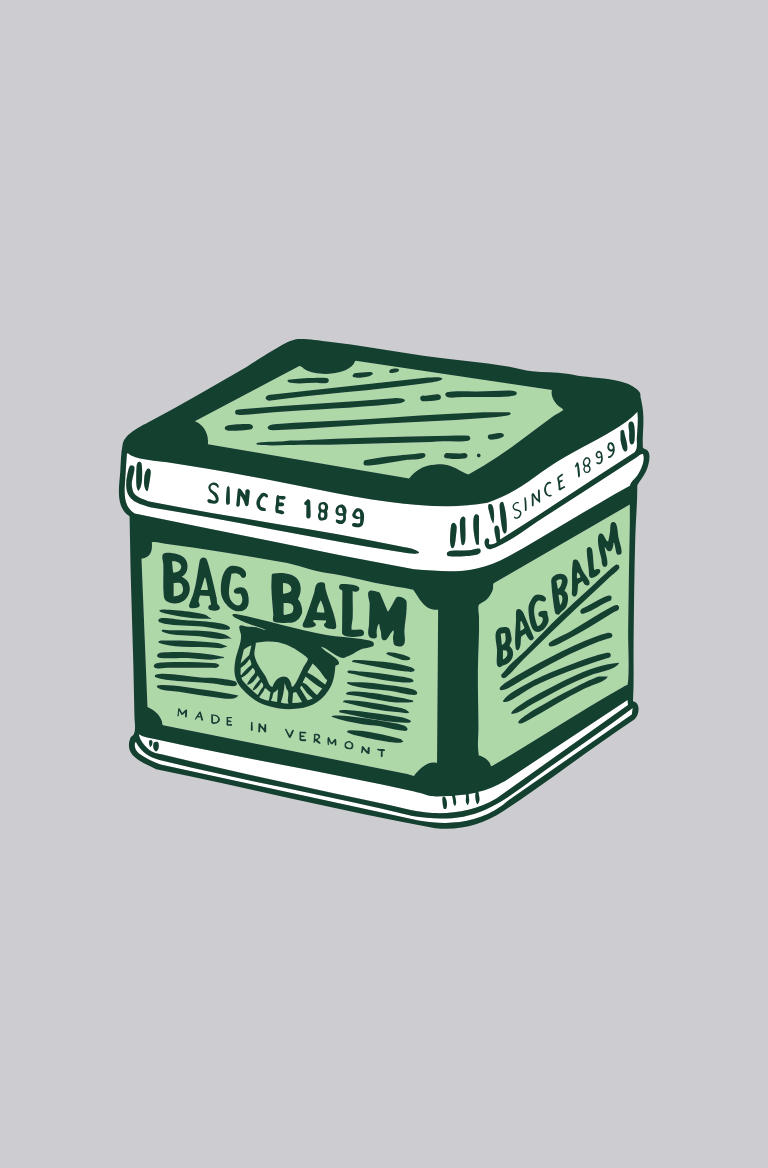 vintage bag balm tin design