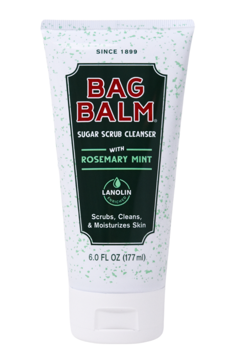 Tube of sugar scrub cleanser