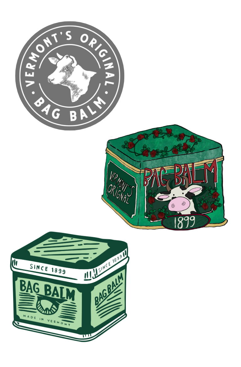 Bag Balm Design vinyl stickers